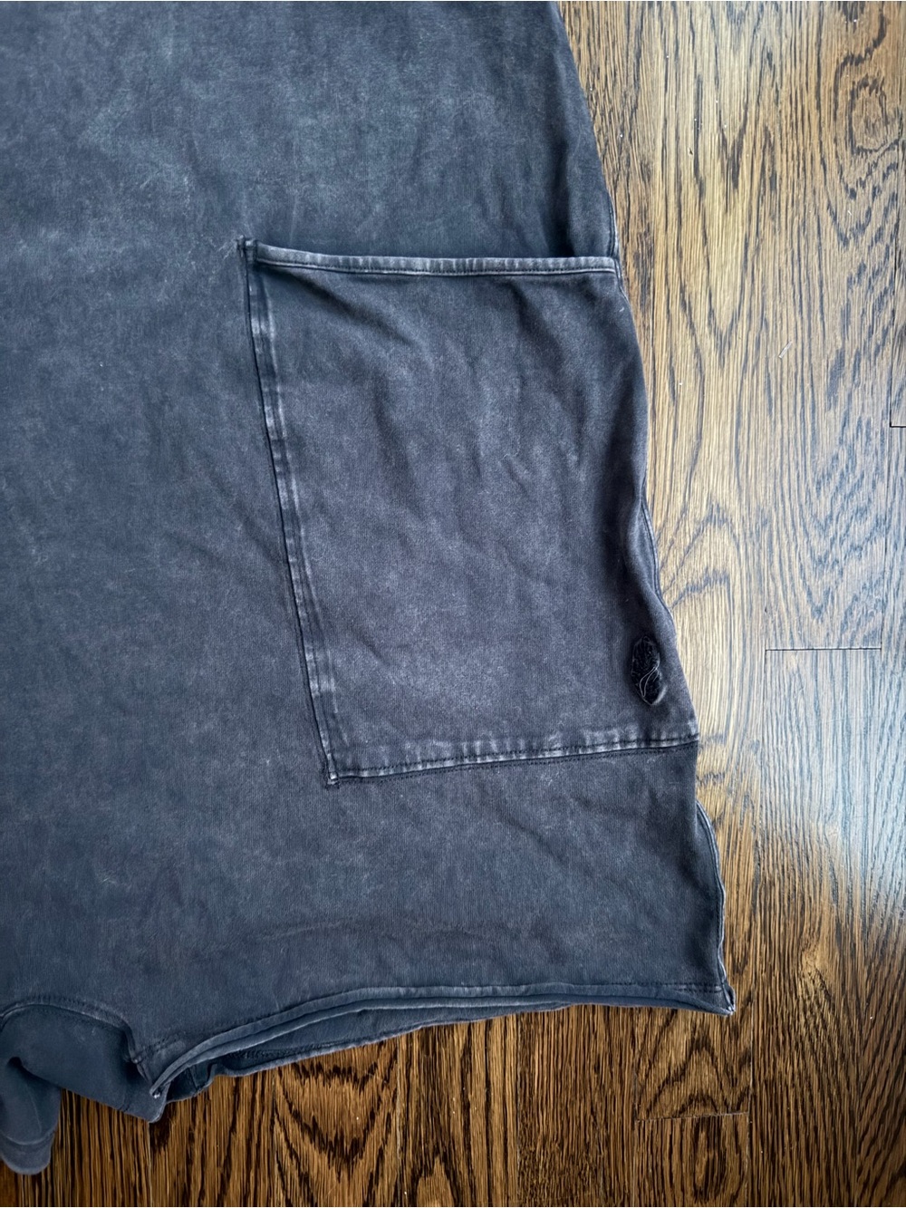 Free People Movement Washed Black Shortalls Hot Shot Romper - Picture 4 of 4